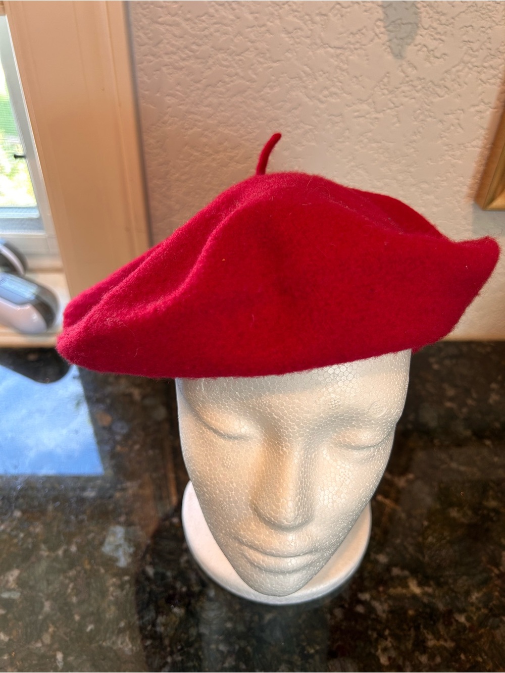 Parkhurst Made in Canada Wool Blend Beret Hat. Monica Lewinsky. France. Artsy.
